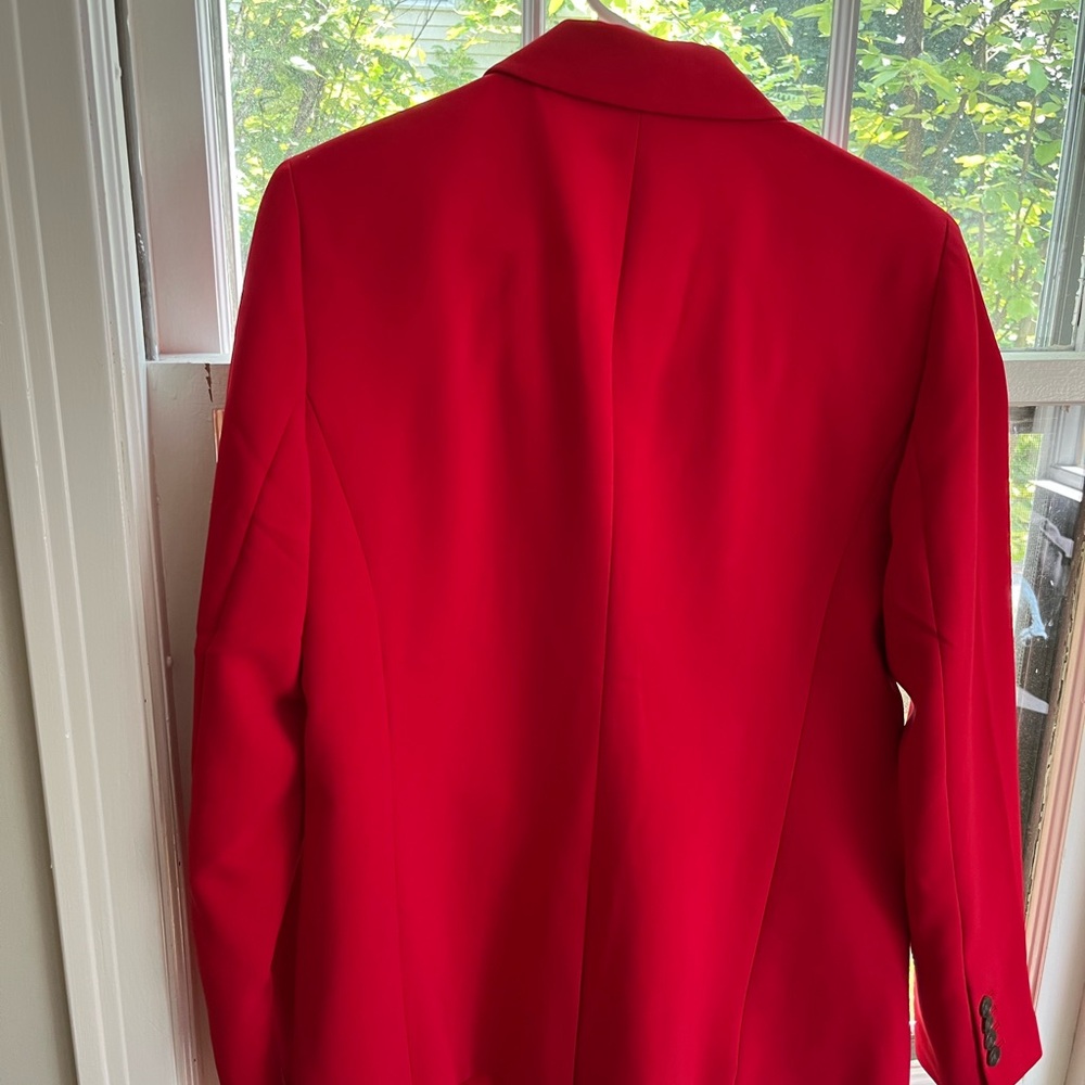 Ann Taylor Vibrant Red Blazer - Picture 7 of 8